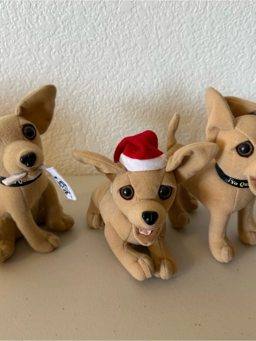 Lot of 5 Vintage Taco Bell Yo Quiero Dog Chihuahua Plush Applause